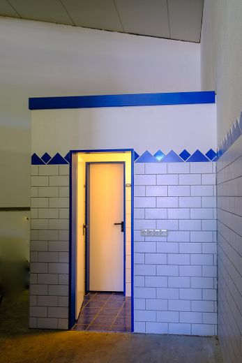 Halle, Lager oder Werkstatt mit Freifläche – Gewerbeareal flexibel teilbar – Halle B WC Bereich