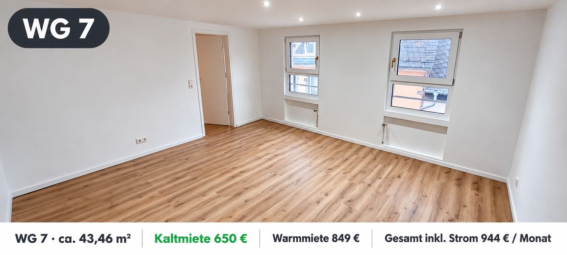 Gruntownie wyremontowane mieszkania i maisonette w strefie pieszej – WG 7