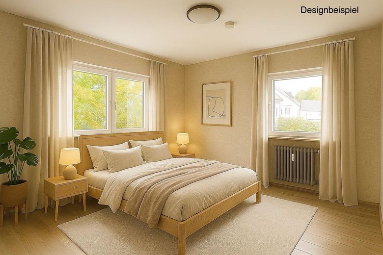 Schlafzimmer EG Designbeispiel