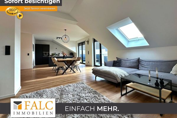 Moderne Dachgeschosswohnung mit Terrasse!