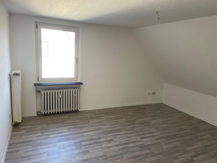 Midden in Altenbochum – vriendelijke 3-kamer zolderwoning in rustige ligging met eigen park – Wohnzimmer