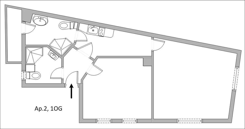 Mehrfamilienhaus mit 4x2-Zimmer Whg, 8 Zim, 6 Bad – Foto 24