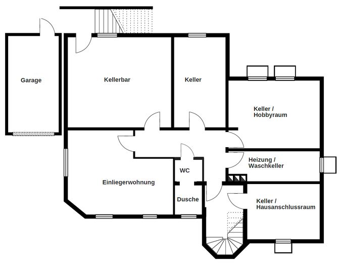 Grundriss Keller