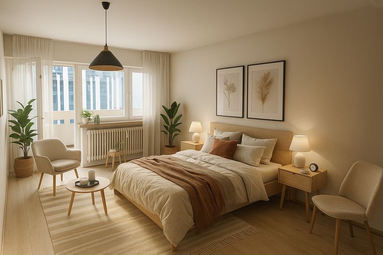 Schlafzimmer 1 Visualisierung