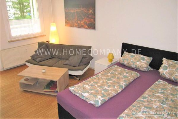 28370 HomeCompany Dresden Möbliert/Furnished Studio Apartment in Dresden-Kleinpestitz/Mockritz mit Balkon max. 2 Personen