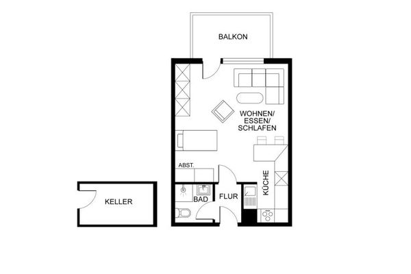 Kohlscheid – Klein, fijn, rendabel: verhuurde kapitaalinvestering met balkon