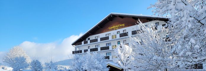 Landhotel Seeg im Winter