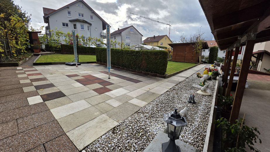 Seitenblick von der Terrasse