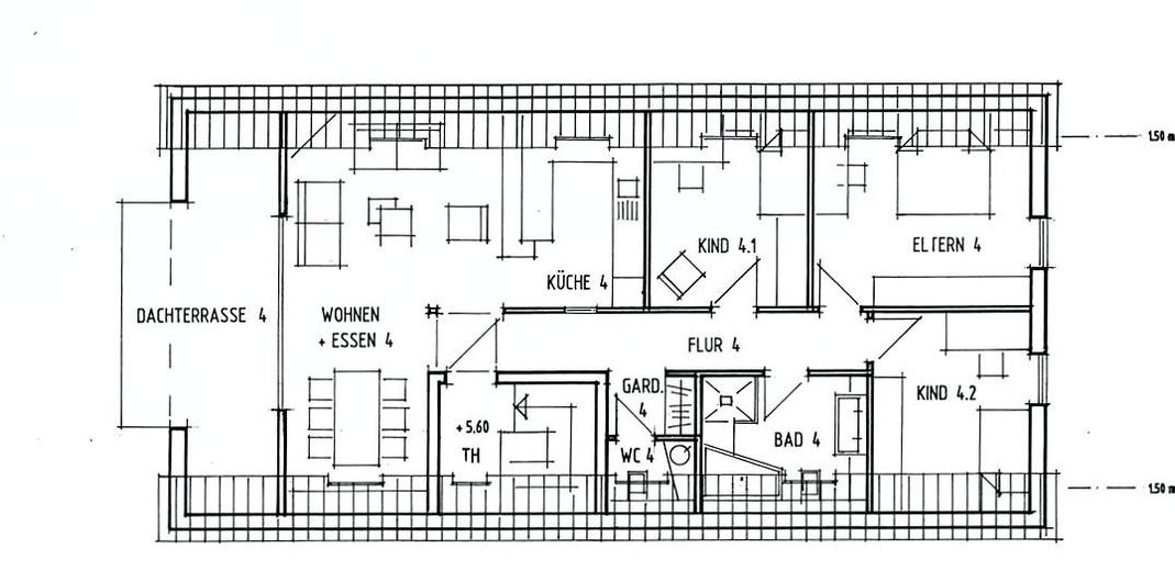 Moderne 4-Zimmer-Dachgeschosswohnung mit Loggia, TG-Stellplatz & Wallbox – Energieklasse A+ – Grundriss