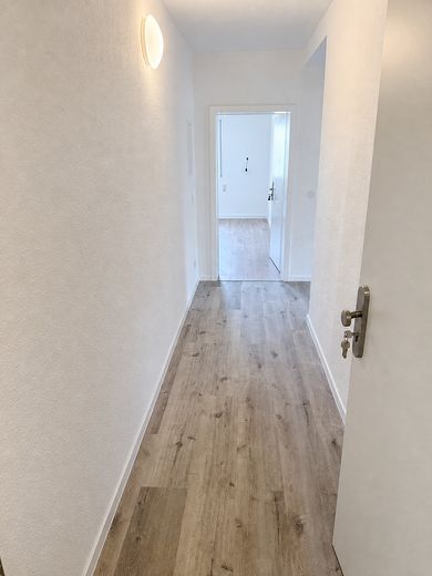 Renovierte 3-Zimmer-Wohnung mit Balkon & schönem Ausblick in Laubenheim – Flur