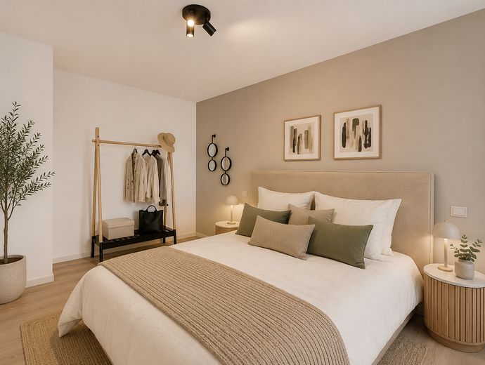Hochwertige 2-Zimmer Wohnung im Neubau! **mit Möbelgutschein** – Schlafzimmer