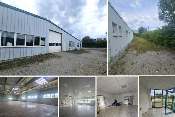 Production/warehouse hall with office & social section, parking spaces + additional outdoor area possible
