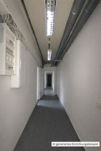 Repräsentative, flexibel nutzbare Gewerbefläche im Komponistenviertel – KI-Einrichtungsbeispiel