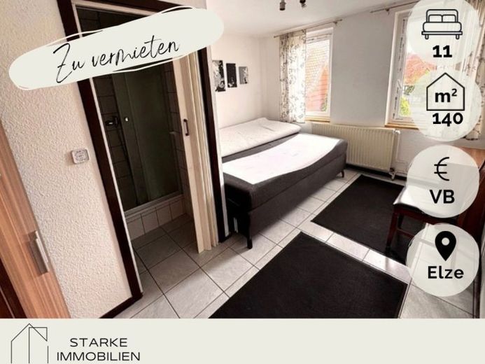 **Voll ausgestattete Mitarbeiterunterkunft mit mehreren Zimmern/Bädern zur Miete in Elze** – Foto 1