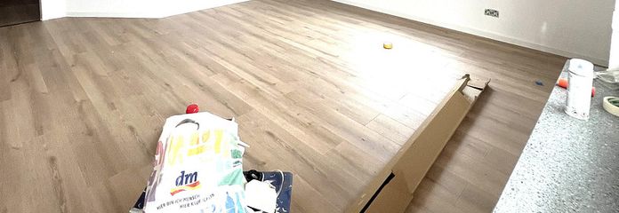 Wohnzimmer, Blick vom Balkon