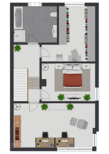 Stilvolles Einfamilienhaus in familienfreundlicher Lage ! – Grundriss - Obergeschoss