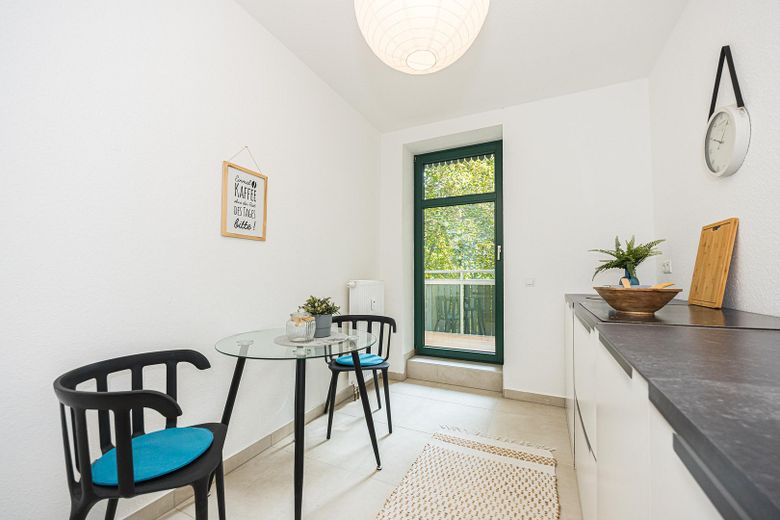 *Wohntraum: 2-R Altbau in Leipzig Stötteritz | Provisionsfrei | 4% Rendite + 4,25% AfA* – Küche