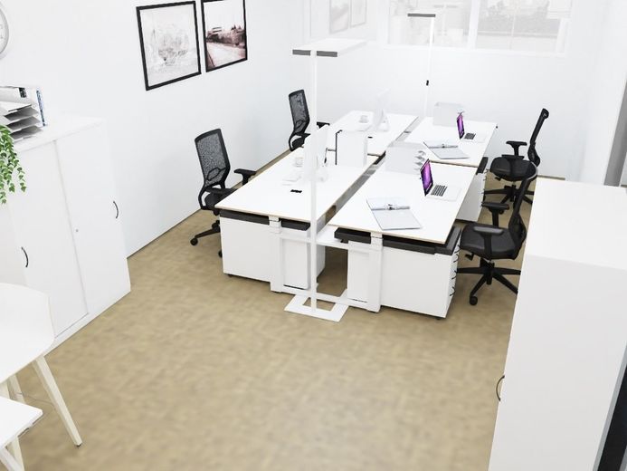 Glaswerk / 4er Büro