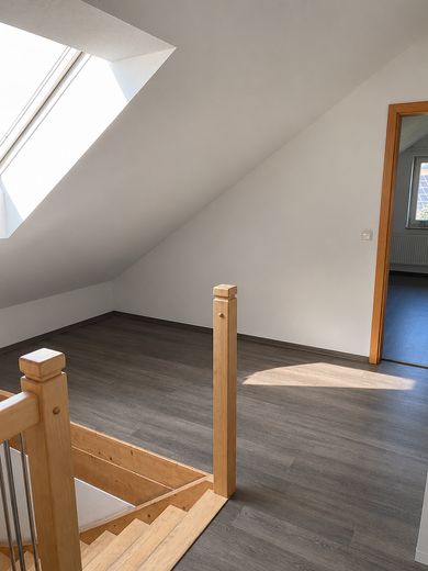 Sehr sonniges Holzhaus, KfW60, Isny-Großholzleute, EG barrierefrei, – Flur DG