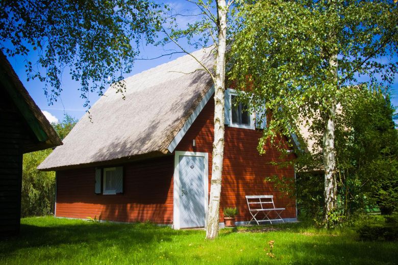 Landseite des Bootshaus