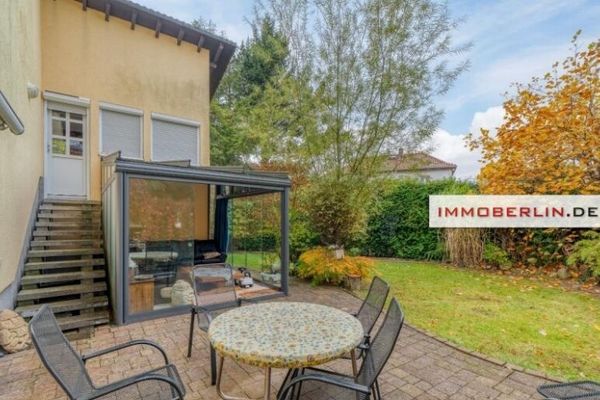 IMMOBERLIN.DE - Casa molto attraente con giardino a ovest e garage in posizione adatta alle famiglie
