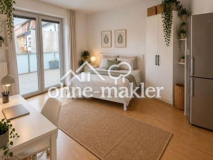🔥 Möbliertes Zimmer in Bruchsal Zentrum - 500 € all Inclusive | Mit Zugang Balkon🌿 – Foto 1
