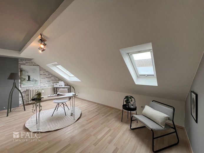 Sonnige Dachgeschosswohnung in Bestlage - Essen Bergerhausen – Schlaf/Arbeitszimmer