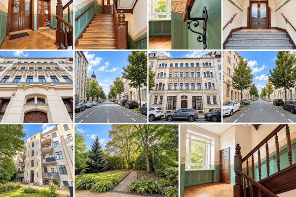 Kapitalanlage in Leipzig-Gohlis – vermietete 3-Zimmer-Wohnung mit Balkon im Gründerzeithaus