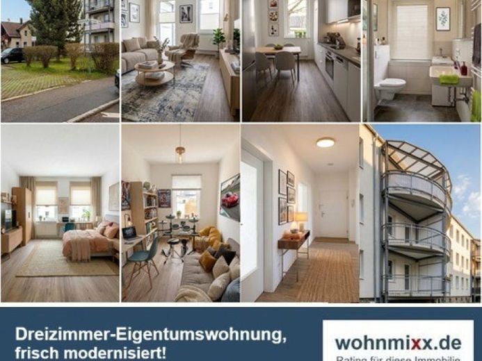 Frisch modernisierte Wohnung mit Balkon in schöner Lage von Reichenbrand – Foto 1