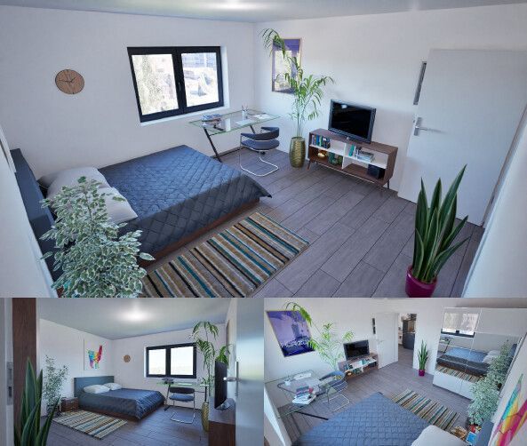 NEUBAU-STUDENTENAPPARTMENT ALS SOLIDE KAPITALANLAGE IN SAARBRÜCKEN – Zimmer 2