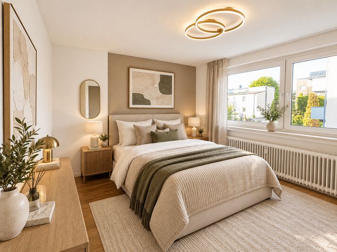 Investimento in una posizione privilegiata – Appartamento moderno di proprietà a Colonia-Ehrenfeld – Schlafzimmer