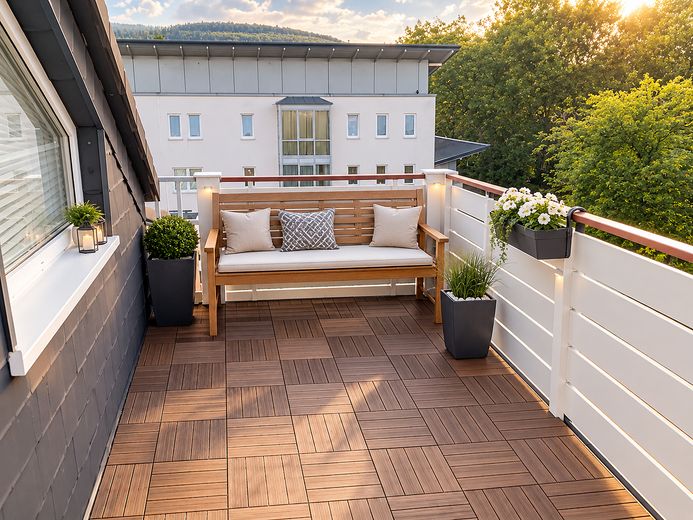 Atractivo ático de 67m² en 58636 Iserlohn- actualmente alquilado – Balkon KI Generiert 