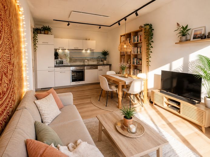 ATTENZIONE A UTILIZZATORI DIRETTI E INVESTITORI: appartamento di pregio ristrutturato con ampia terrazza – Küche/Essen/Wohnen
