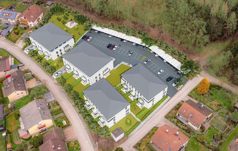 Erstbezug Alpenblick Penthouse mit 2 Zimmern - KFW 40 NH – Visualisierung