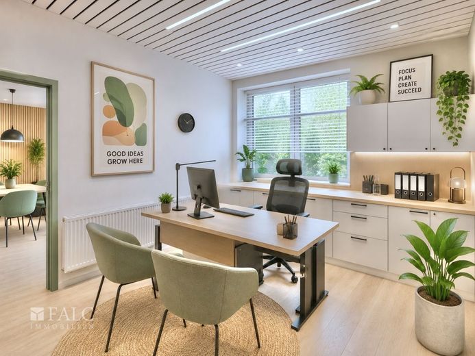 Vielseitig nutzbare Gewerbefläche in Wermelskirchen! Ideal als Praxis oder Büro! – KI Beispiel Raum 3
