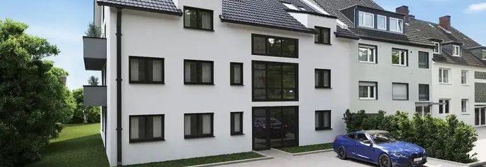 उच्च गुणवत्ता वाला, स्टाइलिश मेज़ानाइन 4-कमरों वाला नया अपार्टमेंट – Projektplanungsbild