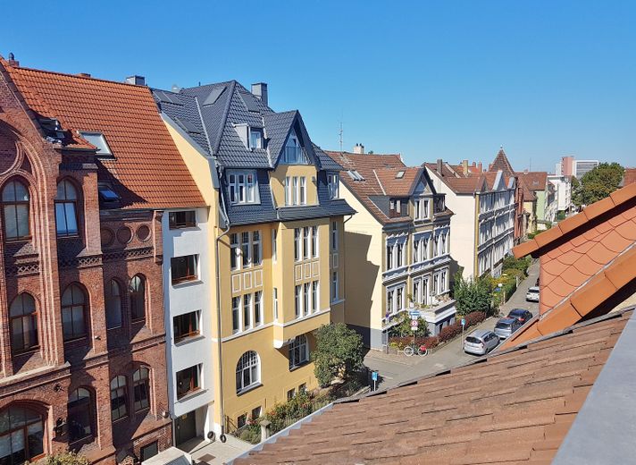 Maisonette mit Dachterrasse in centrumsnaher Anliegerstrasse – Ausblick Dachterrasse