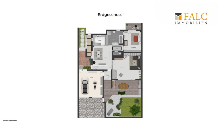 Ihr Zuhause zum Wohlfühlen - mit Garten, Doppelgarage und Raum zum Entfalten – Grundriss