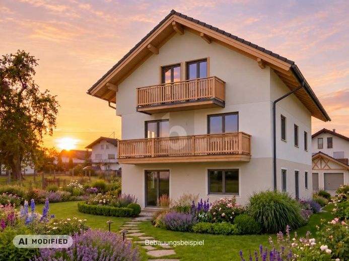 SOFORT BEBAUBAR: GRUNDSTÜCK MIT PLANUNG – Foto 1