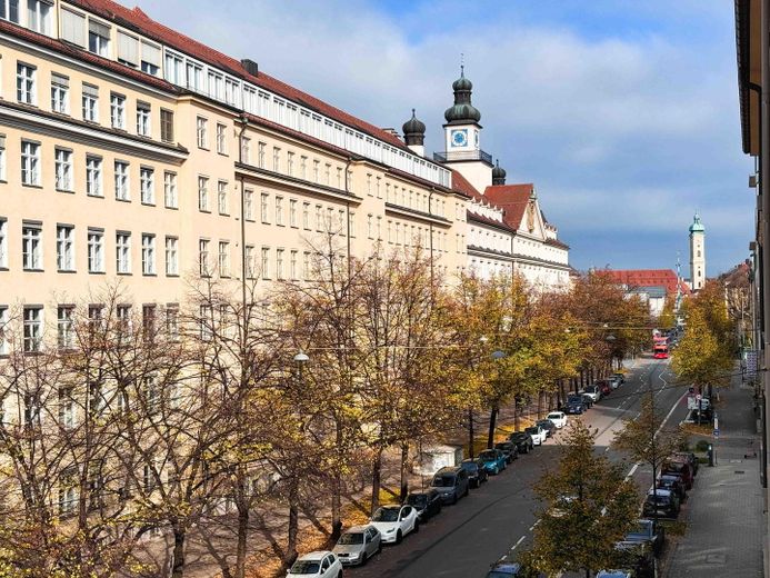 Blick Richtung Viktualienmarkt