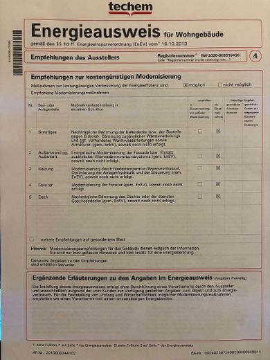 Energieausweiss