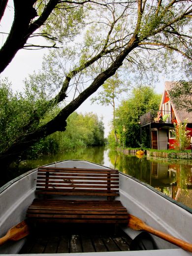 Bootshaus an der Mildenitz