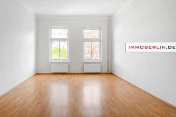 IMMOBERLIN.DE - Ruhige Citylage! Liebenswürdige Altbauwohnung in renoviertem Zustand