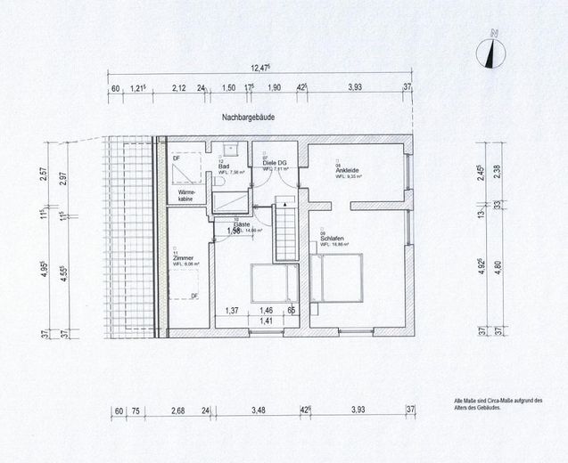 Einfamilienhaus m. energetischen Raffinessen! Prov-Frei! – Grundriss OG/DG