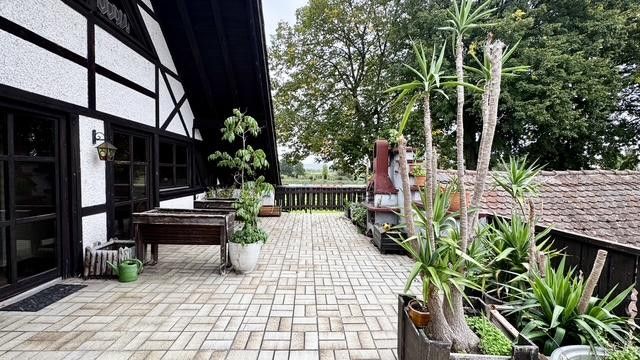Без комиссии: двухквартирный дом в семейном районе Зассенфарт – Dachterrasse