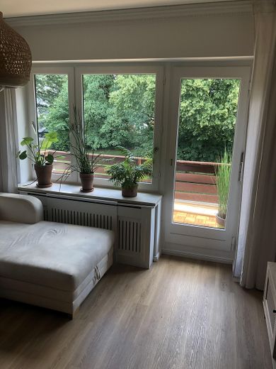 Blick aus dem Wohnzimmer