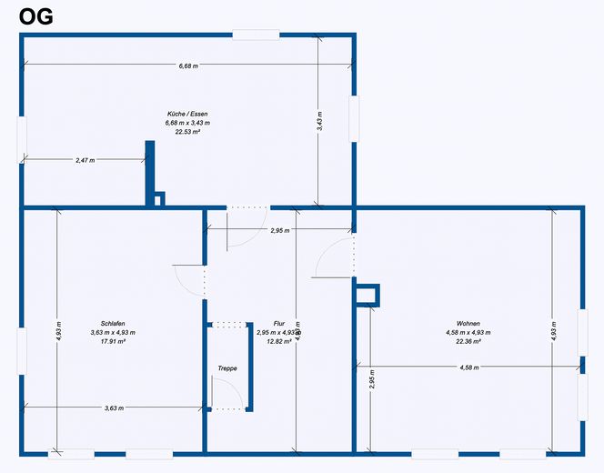 Grundriss Obergeschoss