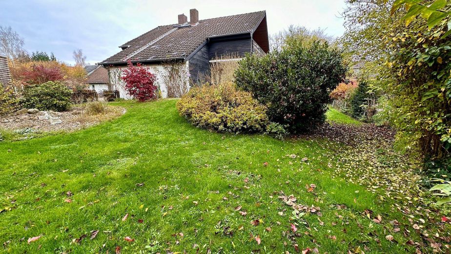 Aus dem Garten zum Haus