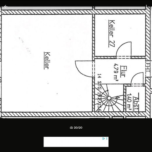 EG Wohnung Souterrain insg. 100qm²+Terasse 16m²+Garten 35m²+TG – Foto 21