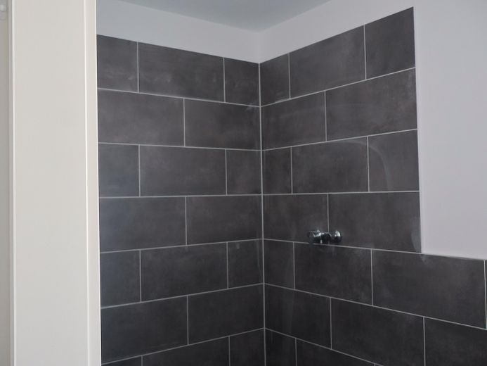 Bad Duschbereich  im Bau